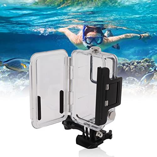 Camera Case, Pc Tempered Glass And Stainless Steel Material Travel Camera Case, Waterproof Dustproof Camera Case Hard Shell, 95% Light Transmission Rate For Action 2 For Diving #TOP4