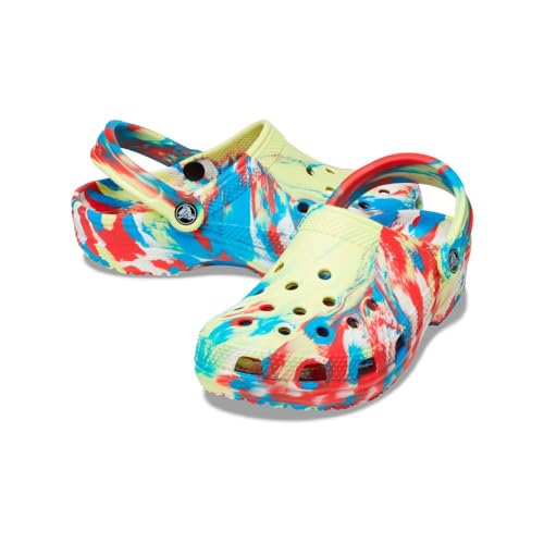 Image of Crocs Unisex-Adult Classic Marble Clogs (Multicolor)
