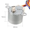 24BYJ48 DC 12V Motor Reduction Stepper Motor Micro Reducer Stepping Motors 4-Phase 5-Wire