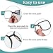 Dplolng 24 Pairs EVA Foam Nose Pads for Glasses,Eyeglasses Nose Pads Non Slip Self-Adhesive Glasses Noses Pad Cushion Eyeglass Noses Pad Soft Cushion for Eyeglasses,Sunglasses