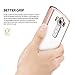 Ringke Fusion Compatible with LG V10 Case Crystal Clear PC Back TPU Bumper with Screen Protector Drop Protection, Shock Absorption Technology for LG V10 - Rose Gold