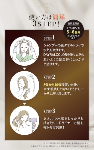 白髪を隠して、美しい私が現れる。