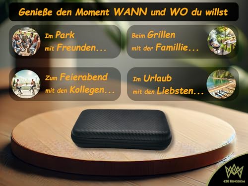 Stash Box Set mit Grinder & Zubehör | 420 Kingdom Aufbewahrungsbox Set 3 Stash Box Set mit Grinder & Zubehör | 420 Kingdom Aufbewahrungsbox Set – Bild 4