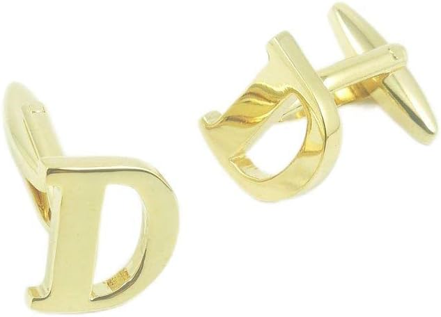 Cufflinks Cuff Links Fashion Mens Boys Jewelry Wedding Party Favors Gift 002JO0 Golden Letter D
