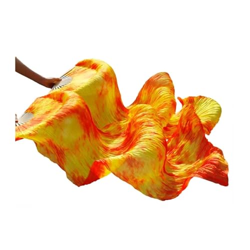 Éventails de Voile Danse du Ventre Multicolores pour Spectacles et Galas