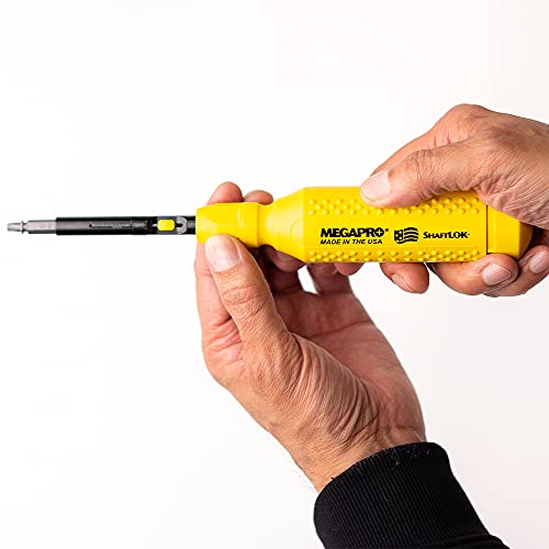 Megapro 151Sl44 15-In-1 Shaftlok Driver In Yellow #TOP4