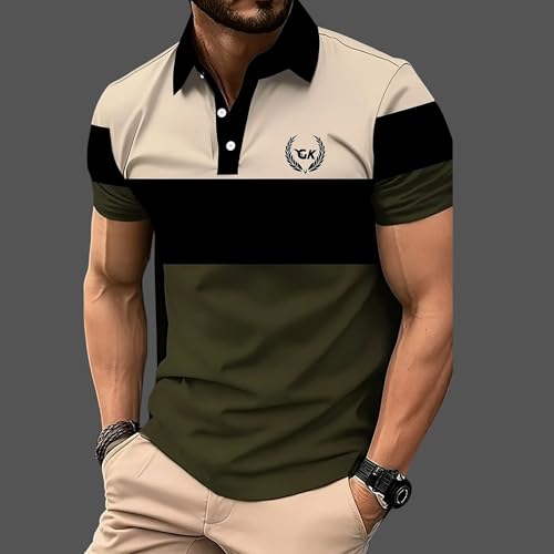 Image of Best WEAR for Mens Printed Polo richTshirts | Half Sleeves | Plain-Regular Fit (Available in Plus Size and Combo Black