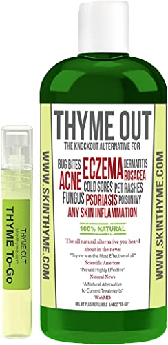 All Natural Eczema Treatment- Psoriasis Treatment - an All-in-One Solution for Acne, Dermatitis, Rosacea, Cold Sores, Pet Rashes, Bug Bites, and Poison Ivy - Anti-Itch Spray for Itchy Skin Relief