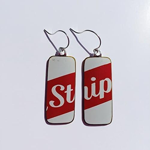 Recycled Red Stripe Beerings