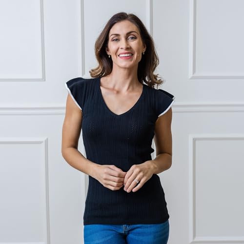 Image of Hope & Henry Women's V-Neck Sweater Tank