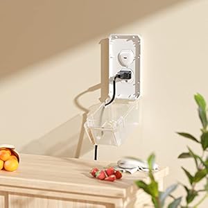 SAFELON (1+12) Pcs Baby Proof Electrical Outlet Box & Outlet Plug Cover for Baby Safety (Transparent)