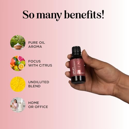 Image of Uplift Aromatherapy Essential Oil Blend - Happy Essential Oil Blend with Calming Essential Oils for Diffusers for Home and Travel with Citrus Essential Oils and Pure Aromatherapy Oils for Diffusers