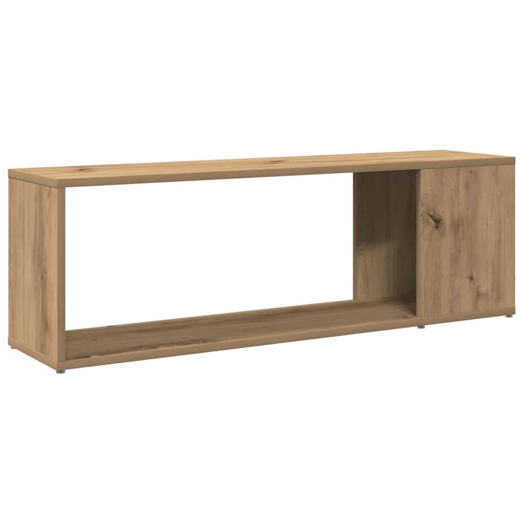 TV-Schrank Artisan-Eiche 100x24x32 cm Holzwerkstoff | Reichlich Stauraum, pflegeleicht mit feuchtem Tuch, robuste glatte Oberfläche, für Wohnzimmer