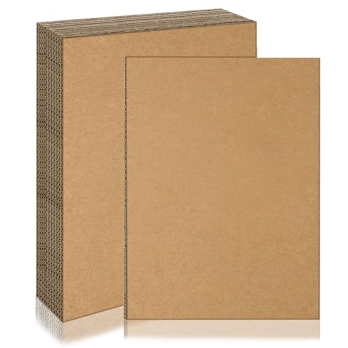 pangutheos 12 Pièces A3 Carton Ondulé, 2 mm Papier Cartonné