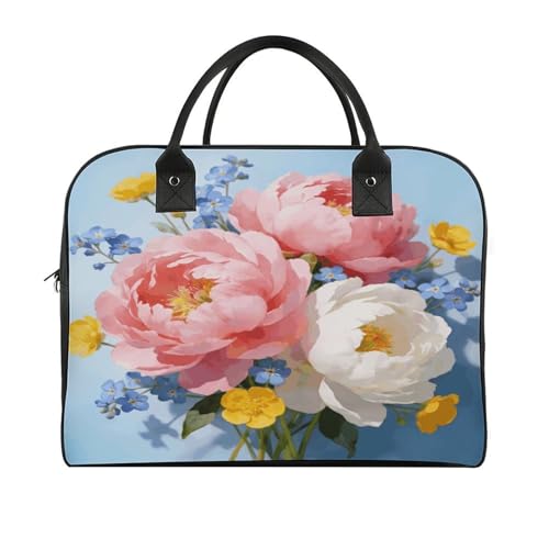 Maletín Floral Liviano para Laptop y Uso Casual miniatura 3