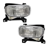 Nioboee Fog LightsCompatible with 2000-2006 Tundra Clear Lens Pair Driver Side & Passenger Side