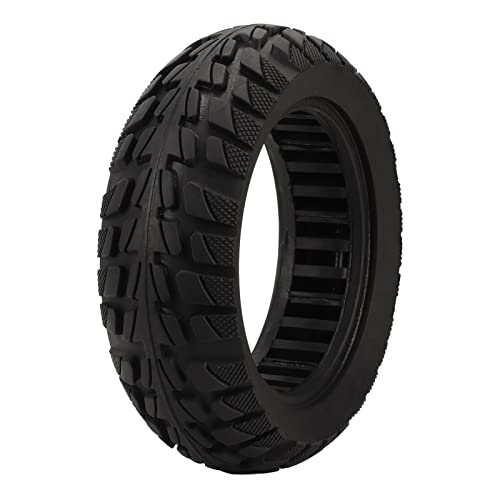 Uxsiya Scooter Solid Tire Replacement, Off Road Solid Tire 10 Inch Rubber Solid Tire Replacement for Electric Scooter with 10x2.7 6.5 Outer Tire