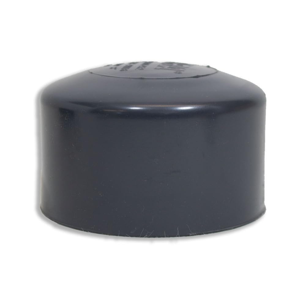 Eco-Filtration 88.9mm (3″) | Solvent Weld Pressure Blank End Cap | Durable PVC Seal for Pond, Garden, Water Feature & Drainage Systems