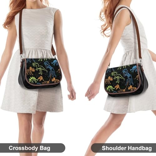 Women's Handbags Dinosaurs Skeleton Spacious Multi-Pocket