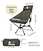 OneTigris TIGERBLADE Campingstuhl Hochlehner faltbar 150 kg, Klappstuhl Camping leicht Dreiecksrahmen, Angelstuhl klappbar mit 2 Seitentaschen, Faltstuhl Ultraleicht für Outdoor, Wandern(Ranger Grün)