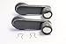 Performance PFM-544939 Gray w/Chrome Knob Window Crank Handles Pair for Various Nissan Truck and SUVS