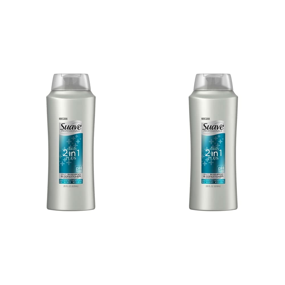 Suave Professionals, 2 in 1 Plus Shampoo & Conditioner 28oz