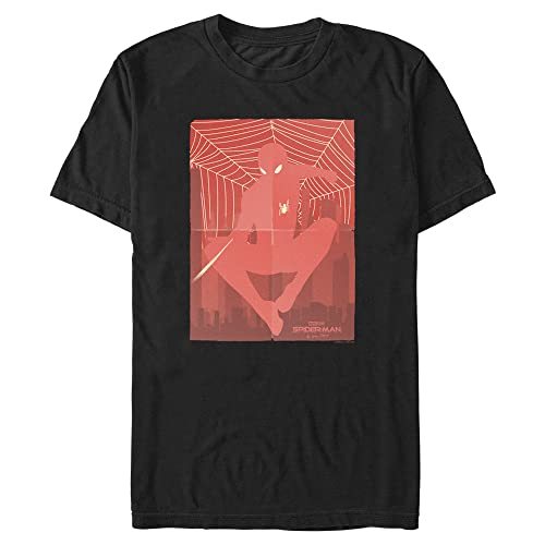 T-shirt Spider-Man No Way Home noir grande taille 4XL pour homme