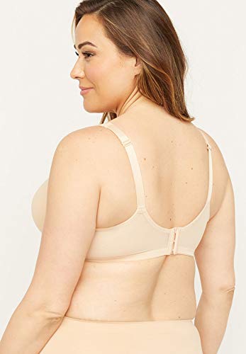 Catherines Women's Plus Size Uplifting Plunge Bra - 54 D, White #TOP2
