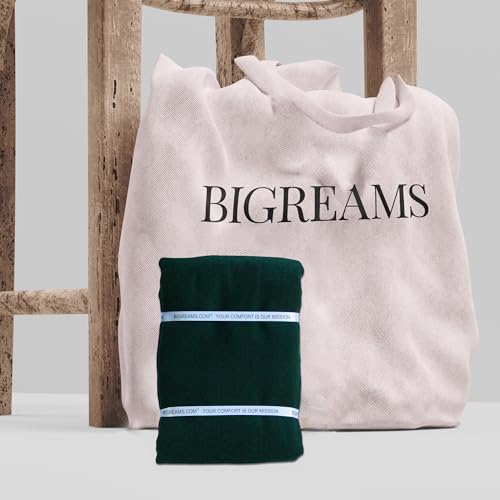 Image of BIGREAMS Unstitched Bottle Green Herringbone Wool Blazer Yarn-Dyed Fabric for Three Piece Suit | 58 inch Wide, Wrinkle Free, Best for Coat Pant, Nehru Jacket,Free Size (1.5 Meter for Blazer Use)