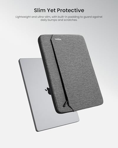 Image of Tomtoc Light-A18 Laptop Sleeve (13 Inch), Gray