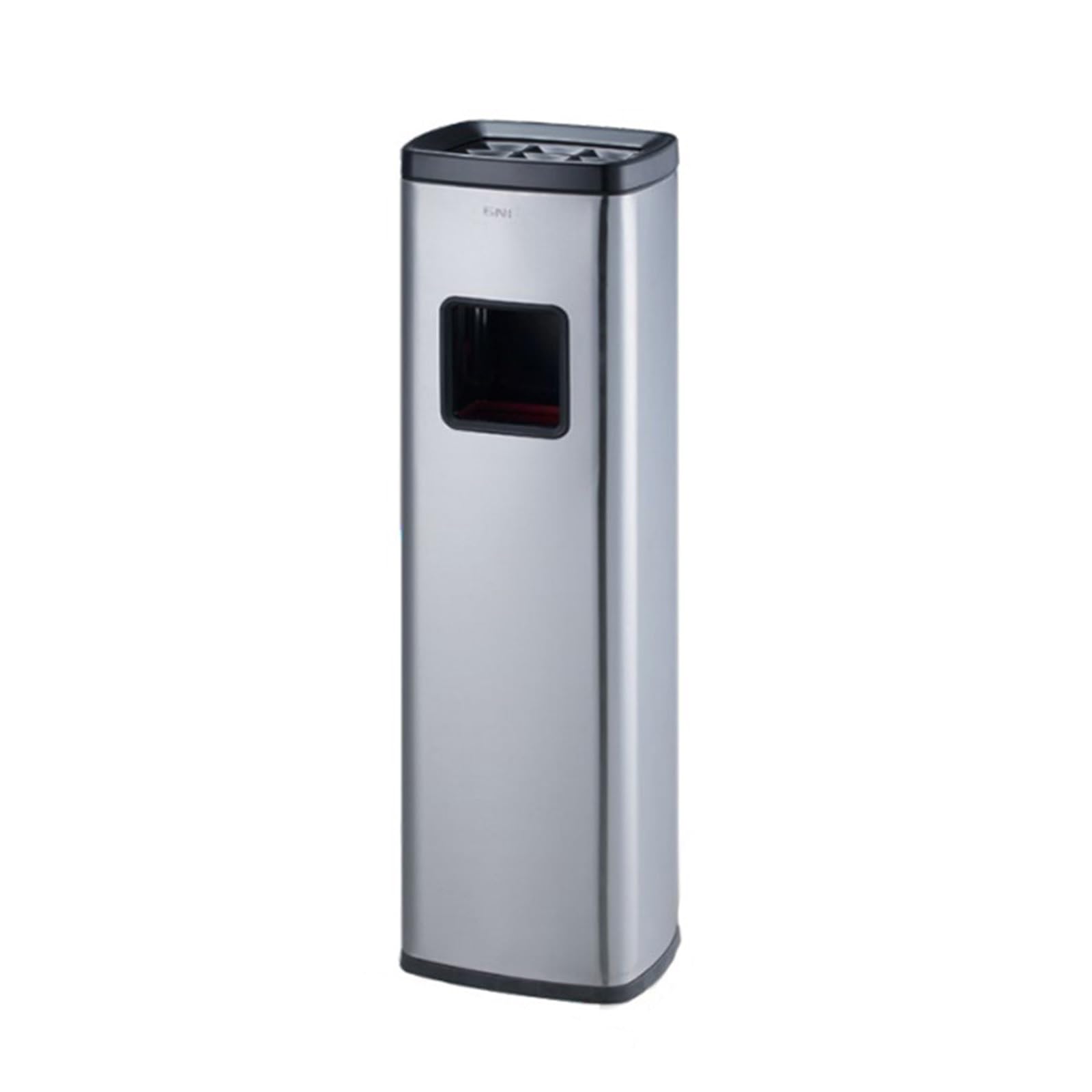Cendrier poubelle extérieure vertical en acier inox avec seau intérieur amovible