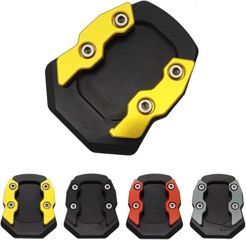 Support de pied pour béquille moto CBR650F élargisseur aluminium rouge - 3