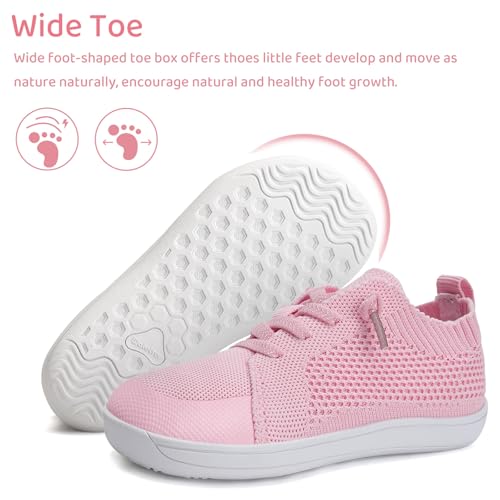 WateLves Toddler Little Kids Wide Barefoot Shoes Boys Girls Minimalist Sneakers Lightweight Breathable Walking Shoes | Naturally Splay | Flexible Fit4