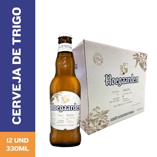 Pack Cerveja Hoegaarden, 330ml, Long Neck - 12 unidades