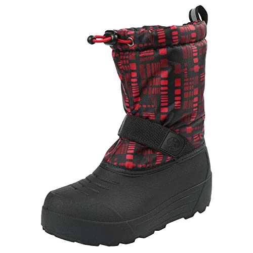 Image of Northside Frosty Insulated Winter Snow Boots for Girls and Boys with Rugged, Water Resistant Nylon Upper, Quick-Drying Lining, Removable EVA Insole, and Durable TPR Outsole