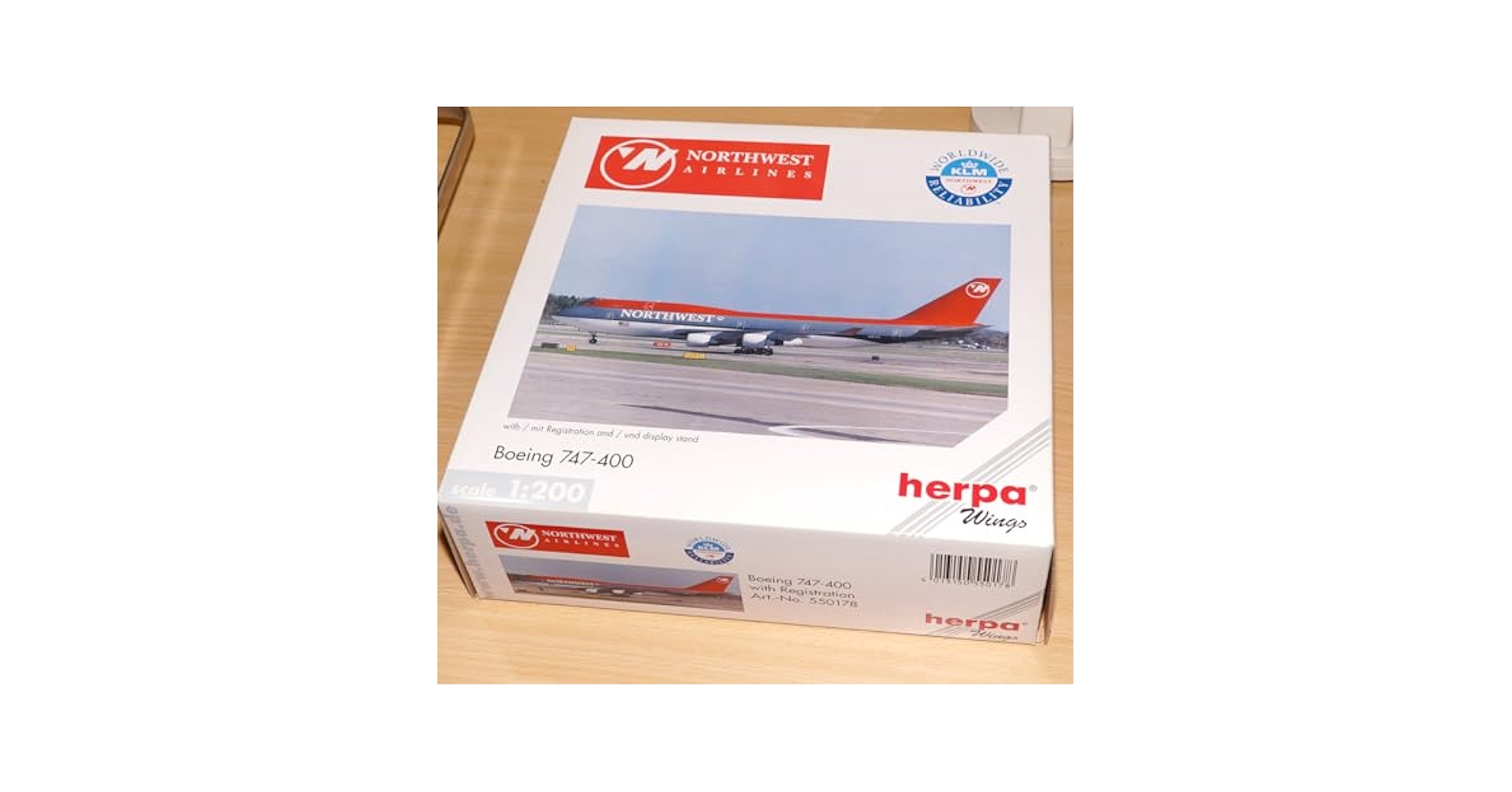 herpa 1/400ノースウエスト航空ボーイング747-400 herpa 1/400ノースウエスト航空ボーイング747-400 - メルカリ