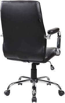 Rocada | Ergonomic Desk Chair | Office Chair | Chair with Wheels and Armrests | Adjustable Chair | Black