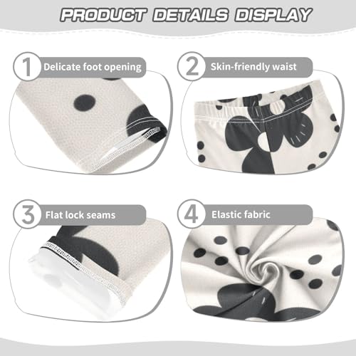 GuoChe Black Flowers Girls Shorts Cotton Cartwheel Shorts Streetwear Under Skirt3