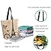 ZzWwR Fashion Extra Large Shoulder Tote Bag, Old Paris Poster Eiffel Tower Bicycle Canvas Durable Daily Weekender Handle Bag Ideal for Gym Picnic Yoga Beach Travel Kitchen Market Grocery Shopping
