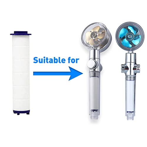 Antower Handheld Turbo Fan Hydro Jet High Pressure Vortex Shower Head Filter Set Of 12 #TOP1