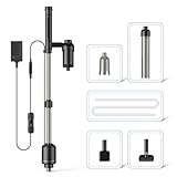 AKKEE Aquarium Vacuum Gravel Cleaner, 6 in 1...