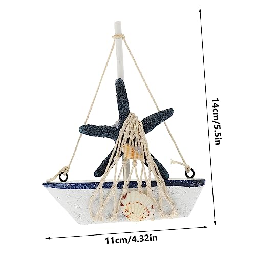 Garneck Esculturas Modernas De Vela Mediterrânea Decoração De Veleiro De Mesa Artesanato De De Madei