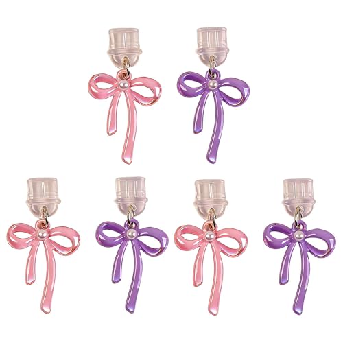 Bouchons anti-poussière iPhone et Type C en caoutchouc : lot de 6 protections décoratives