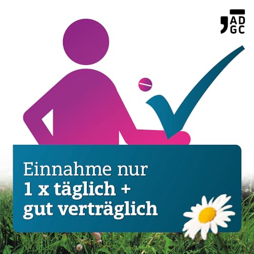 Cetirizin-ADGC® - 50 Stück - Allergie-Tablette mit schneller und langanhaltender Wirkung gegen Allergien, Heuschnupfen, Nesselsucht und tränende Augen - für Erwachsene und Kinder ab 6 Jahren
