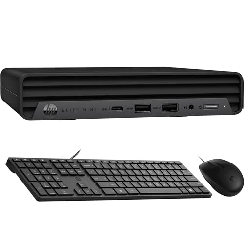 Image of HP Elite Mini 600 G9 MFF Business Desktop Computer, 13th Gen Intel 14 Cores i5-13500T (Beat i7-12700T), 16GB DDR5 RAM, 512GB PCIe SSD, WiFi 6, Bluetooth, Keyboard and Mouse, Windows 11 Pro, Tilsiy