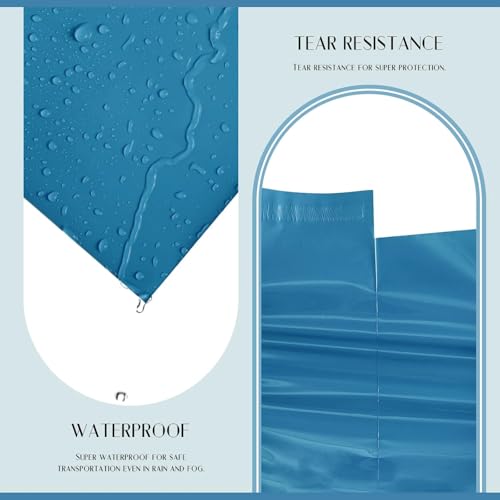 Image of Metronic Poly Mailers 24x24 300 Pcs, Large Shipping Bags Bulk for Clothing, Strong Adhensive Shipping Envelopes for Small Business, Mailers Poly Bags, Tear-resistant Mailing Bags in Dark Blue