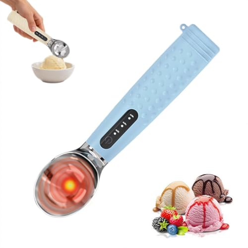 Cuchara de helado calentada con pantalla LED y diseño impermeable 2