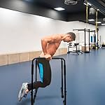 Athfiner Dip Bar Adjustable Dip Stand Station for Home Fitness Workout Calisthenics Exercise Pull Up Stand Portable Parallel Bar - Image 5