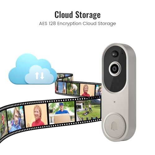 Sonnette intelligente pour la sécurité à domicile avec boîtier ABS - 6