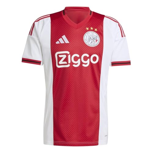 Image of adidas Mens Ajax Home Shirt 2025 2026 White M